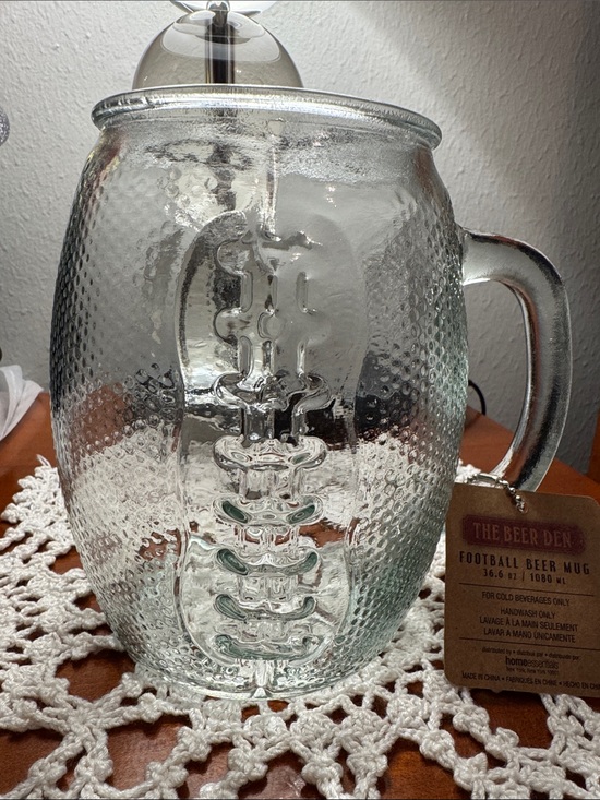 Home Essentials Other - Extra Large Football Beer Mug 36.6oz